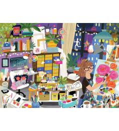 Puzzle Pieces and Peace Mi Lugar Feliz en el Estudio de Arte de