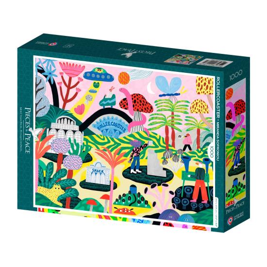 Puzzle Pieces and Peace Montaña Rusa de 1000 Pzs