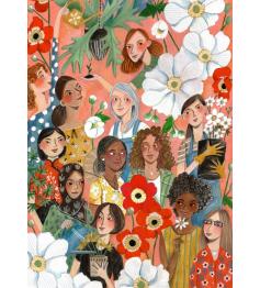 Puzzle Pieces and Peace Mujeres Jardineras de 500 Pzs