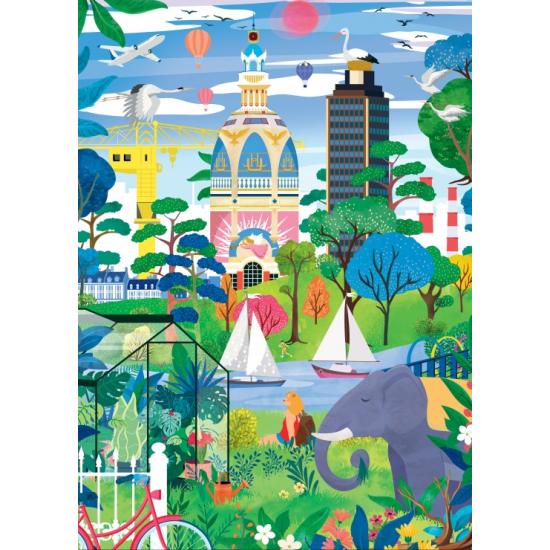 Puzzle Pieces and Peace Nantes Fantástico de 1500 Piezas