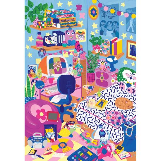 Puzzle Pieces and Peace Nostalgia De Los 90 1000 Piezas