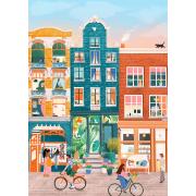 Puzzle Pieces and Peace Nueve Calles Amsterdam 500 Pzs