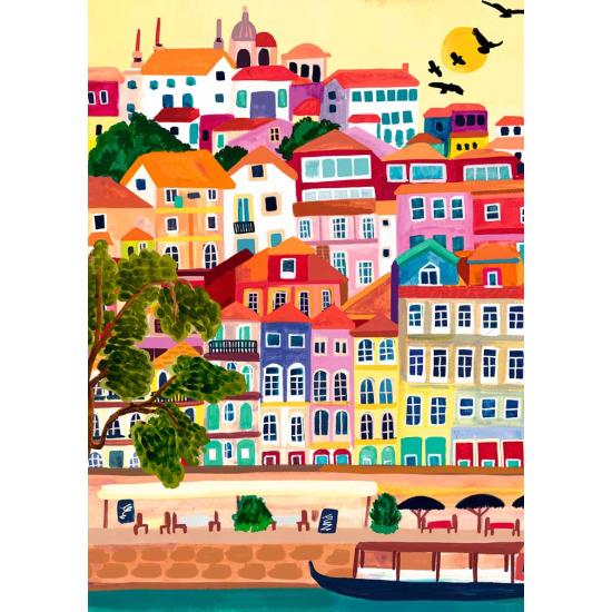 Puzzle Pieces and Peace Oporto, Portugal de 1000 Pzs