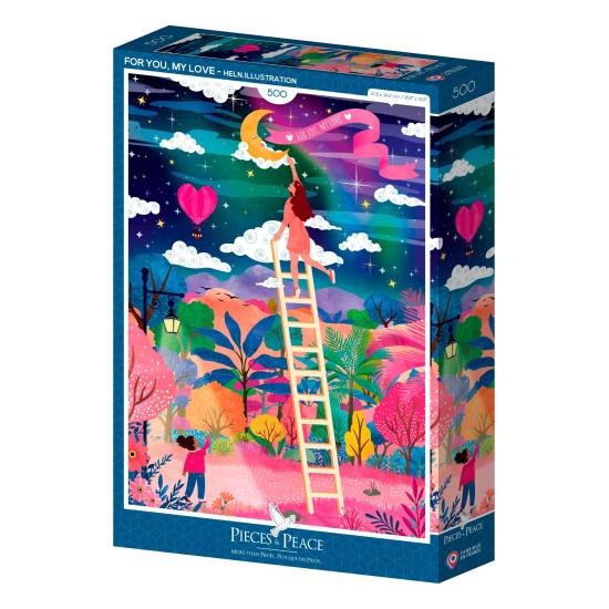Puzzle Pieces and Peace Para Ti Mi Amor de 500 Piezas