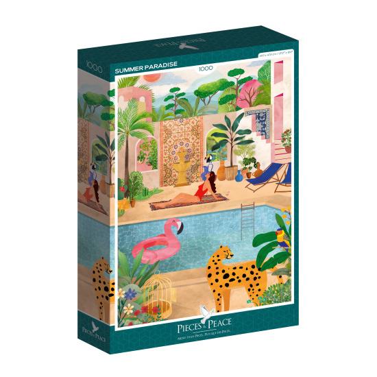 Puzzle Pieces and Peace Paraíso de Verano de 1000 Piezas Puzzle Pieces and Peace Paraíso de Verano de 1000 Piezas