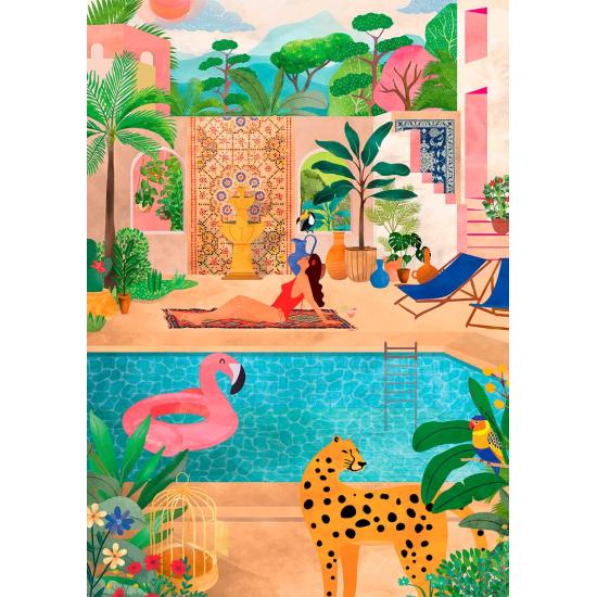 Puzzle Pieces and Peace Paraíso de Verano de 500 Piezas