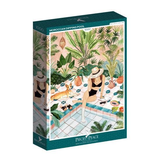 Puzzle Pieces and Peace Piscina Marroquí de 1000 Pzs