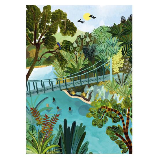 Puzzle Pieces and Peace Piscinas Azules de 1000 Pzs