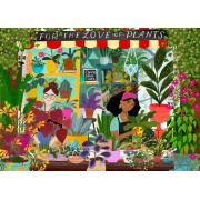 Puzzle Pieces and Peace Por Amor A Las Plantas 500 Piezas