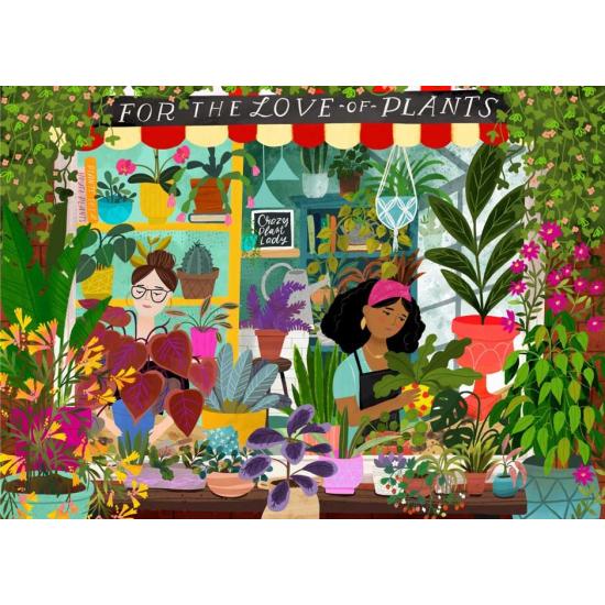 Puzzle Pieces and Peace Por Amor A Las Plantas 500 Piezas