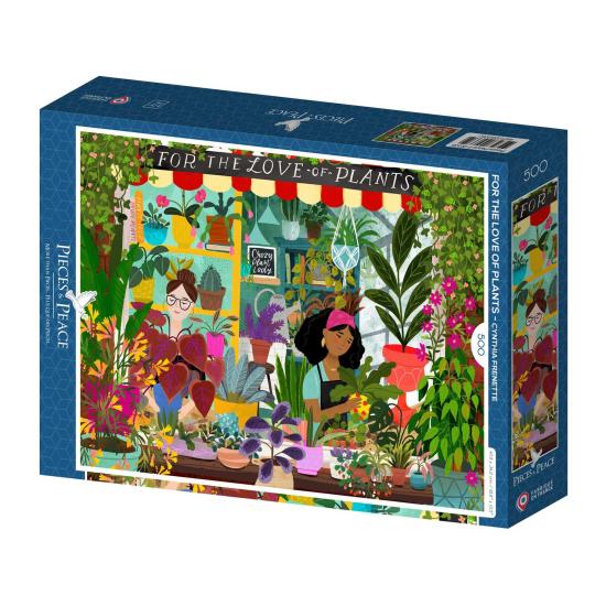 Puzzle Pieces and Peace Por Amor A Las Plantas 500 Piezas