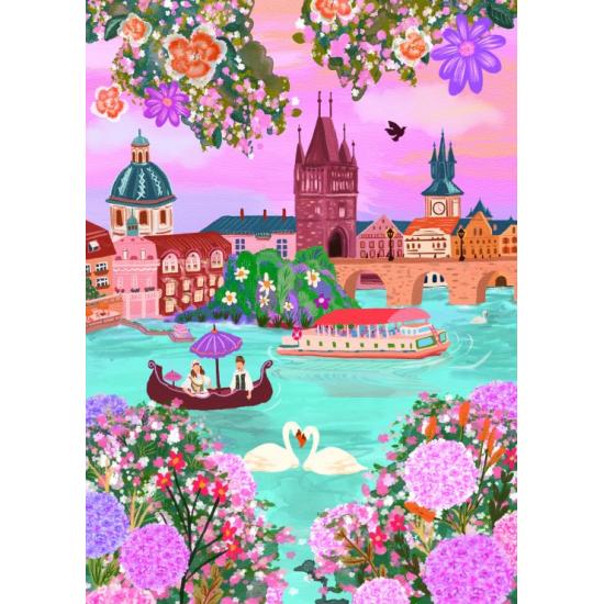 Puzzle Pieces and Peace Praga, República Checa de 500 Pzs