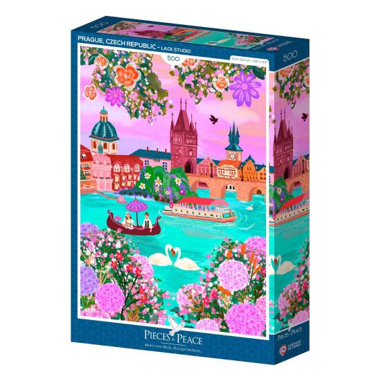 Puzzle Pieces and Peace Praga, República Checa de 500 Pzs