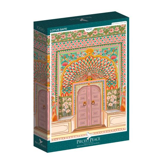 Puzzle Pieces and Peace Puerta de Loto de 1000 Pzs