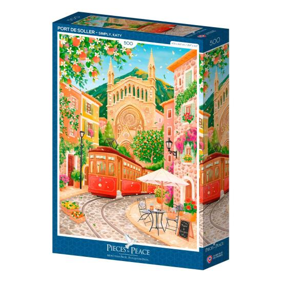 Puzzle Pieces and Peace Puerto De Sóller de 500 Piezas