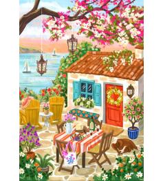 Puzzle Pieces and Peace Retiro Con Vista Al Océano 1000 Piezas