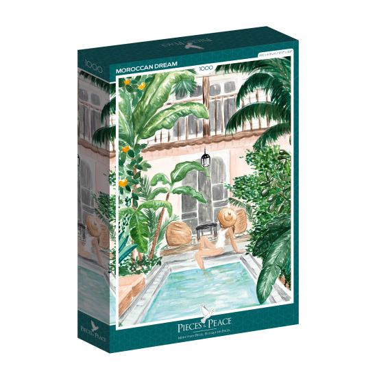Puzzle Pieces and Peace Sueño Marroquí de 1000 Piezas