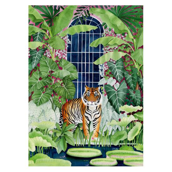 Puzzle Pieces and Peace Tigre en el Invernadero de 1000 Pzs