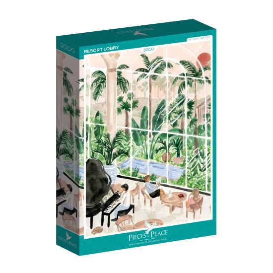 Puzzle Pieces and Peace Vestíbulo del Resort de 2000 Piezas