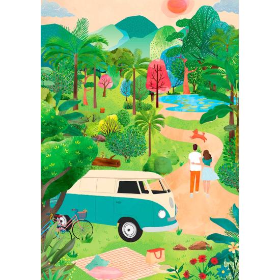 Puzzle Pieces and Peace Viaje de Verano de 1000 Piezas Puzzle Pieces and Peace Viaje de Verano de 1000 Piezas