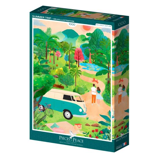Puzzle Pieces and Peace Viaje de Verano de 1000 Piezas Puzzle Pieces and Peace Viaje de Verano de 1000 Piezas