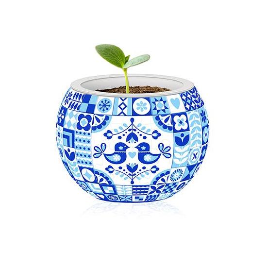 Puzzle Pintoo 3D Maceta Estilo Danés de 80 Piezas