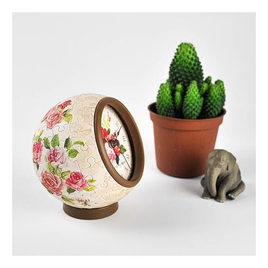 Puzzle Pintoo 3D Reloj Classic Rose de 145 Piezas