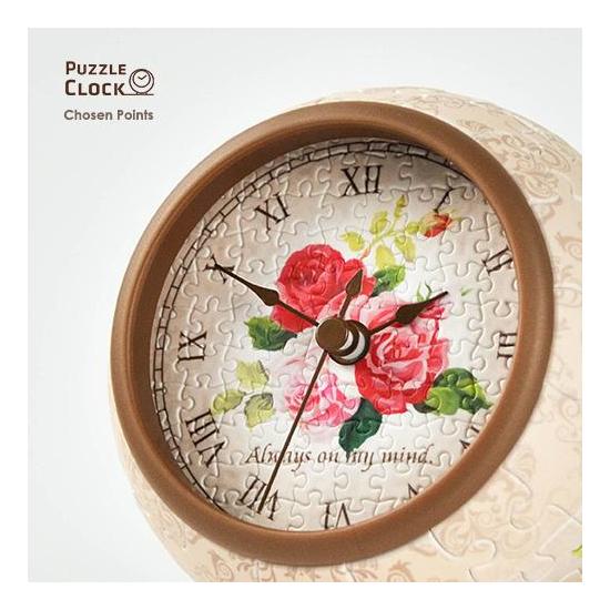 Puzzle Pintoo 3D Reloj Classic Rose de 145 Piezas