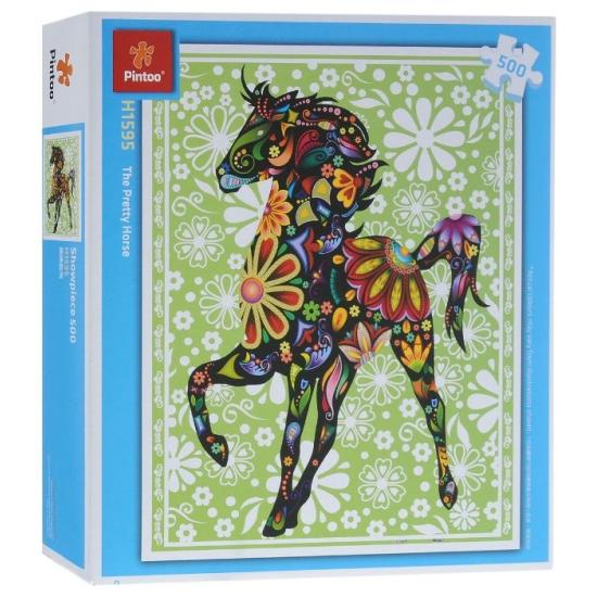 Puzzle Pintoo Bonito Caballo de 500 Piezas