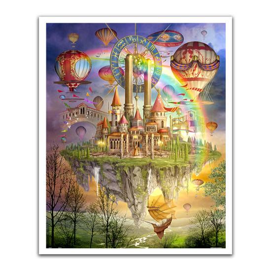Puzzle Pintoo Ciudad del Tarot de 2000 Piezas