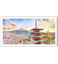 Puzzle Pintoo Fuji Sengen Shrine, Japón de 800 Piezas