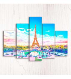 Puzzle Pintoo Lienzo Precioso París de 792 Piezas