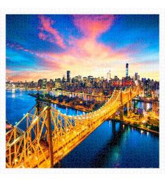 Puzzle Pintoo Manhattan con el Puente de Queensboro de 1600 Pzs