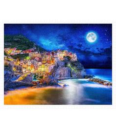 Puzzle Pintoo Noche Estrellada en Cinque Terre de 1200 Piezas