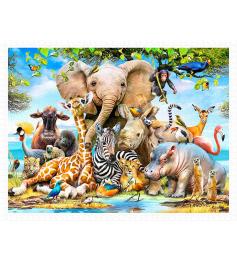 Puzzle Pintoo Sonrisa Africana de 1200 Piezas