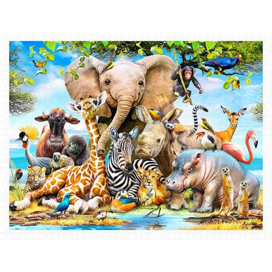 Puzzle Pintoo Sonrisa Africana de 1200 Piezas Puzzle Pintoo Sonrisa Africana de 1200 Piezas