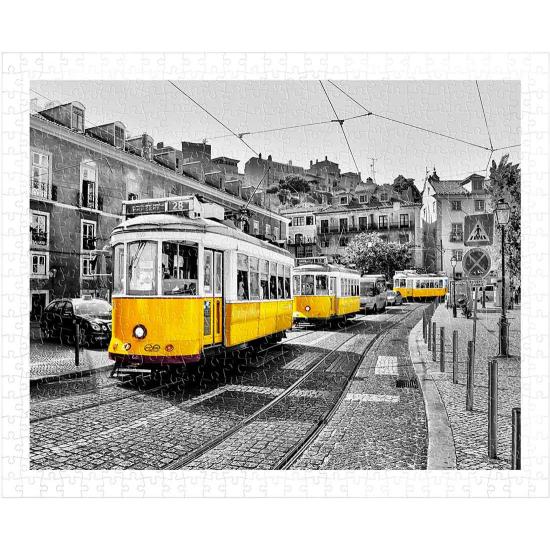 Puzzle Pintoo Tranvías Amarillos en Lisboa de 500 Piezas Puzzle Pintoo Tranvías Amarillos en Lisboa de 500 Piezas