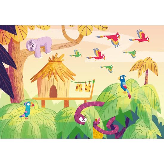 Puzzle-Play Ravensburger Explora la Jungla de 2x24 Piezas Puzzle-Play Ravensburger Explora la Jungla de 2x24 Piezas
