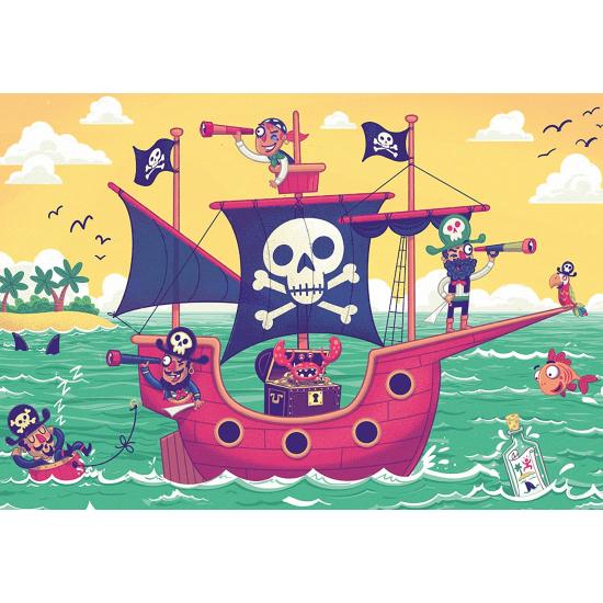 Puzzle-Play Ravensburger Tierra a la Vista de 2x24 Piezas