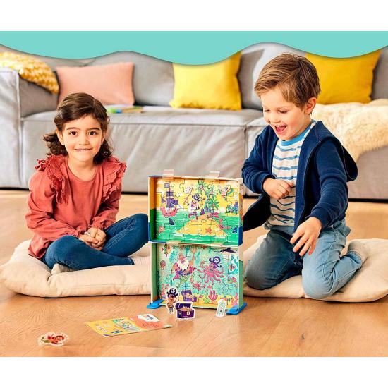 Puzzle-Play Ravensburger Tierra a la Vista de 2x24 Piezas