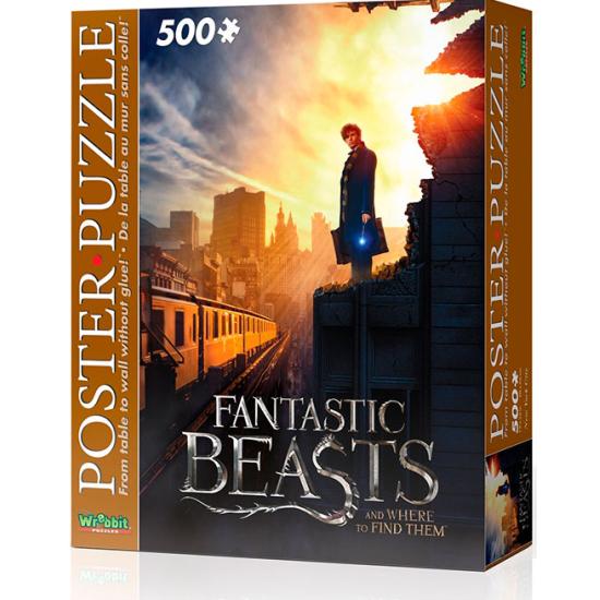 Puzzle Poster Wrebbit Animales Fantásticos, New York City 500 P