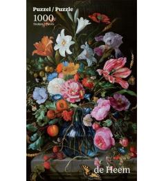 Puzzle Puzzelman Jarrón con Flores de 1000 Piezas