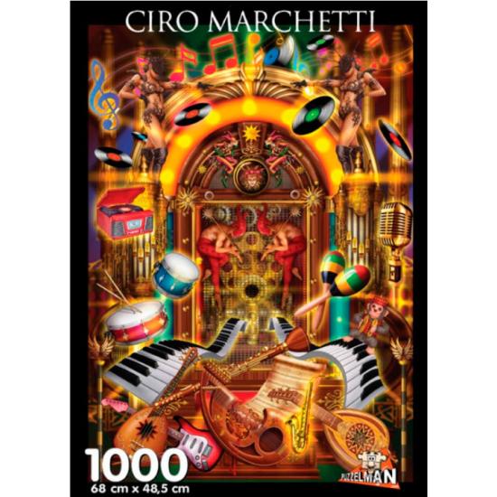 Puzzle Puzzelman Jukebox de 1000 Piezas