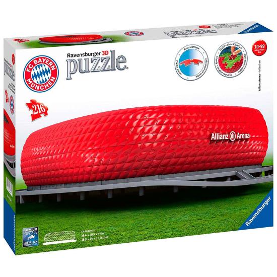Puzzle Ravensburger 3D Allianz Arena (Bayern München) de 216 Pi