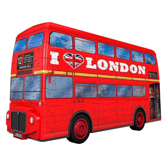 Puzzle Ravensburger 3D Bus Londinense de 216 Piezas Puzzle Ravensburger 3D Bus Londinense de 216 Piezas