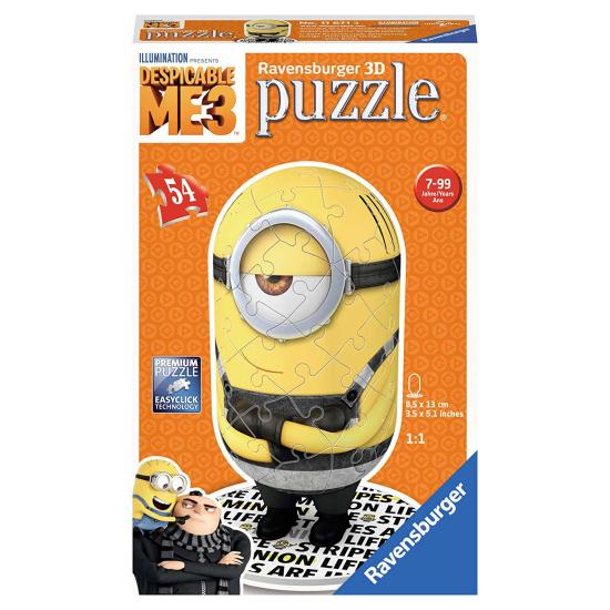 Puzzle Ravensburger 3D Minions Prisionero de 54 Piezas