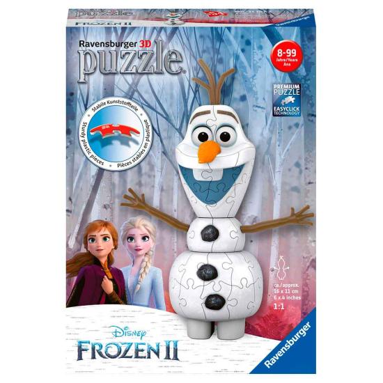 Puzzle Ravensburger 3D Olaf Frozen 2 de 54 Piezas