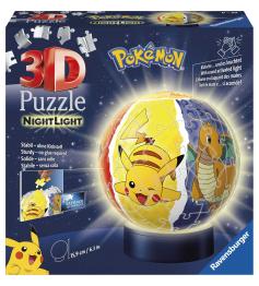 Puzzle Ravensburger 3D Pokémon NightLight de 74 Piezas
