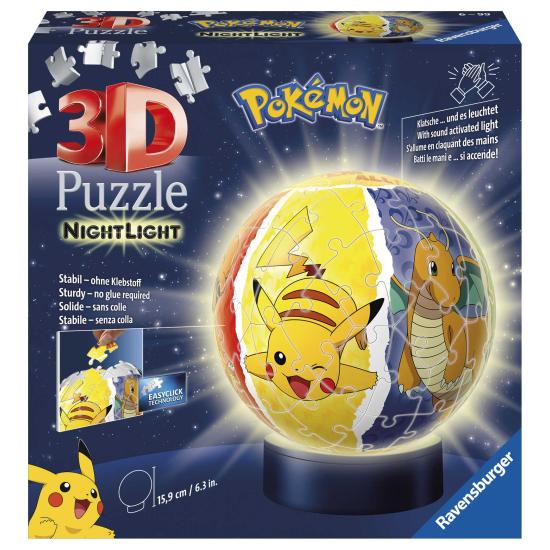 abeja Matón léxico Comprar Puzzle Ravensburger 3D Pokémon NightLight de 74 Piezas -  Ravensburger-115471