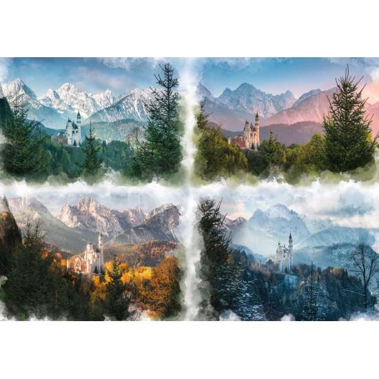Puzzle Ravensburger 4 Estaciones en Neuschwanstein 18000 Piezas Puzzle Ravensburger 4 Estaciones en Neuschwanstein 18000 Piezas
